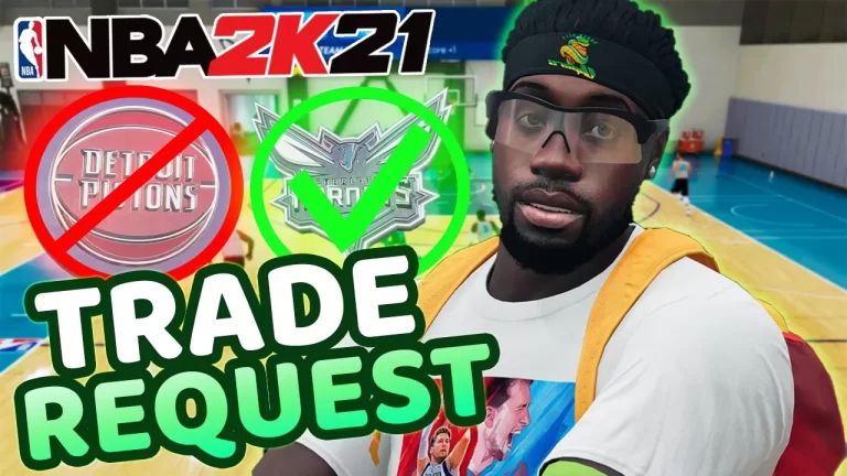 NBA 2k22 How to request a trade