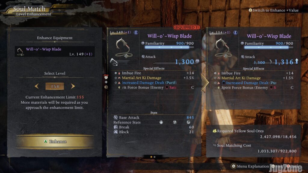 Blacksmith interface showing weapon upgrades and set bonuses]