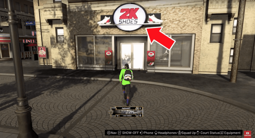 2K shoes store in NBA 2K20