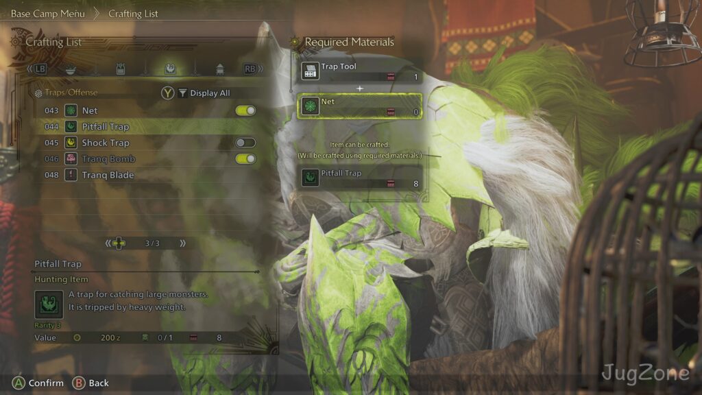 Step 2: Assembling the Pitfall Trap — MONSTER HUNTER WILDS