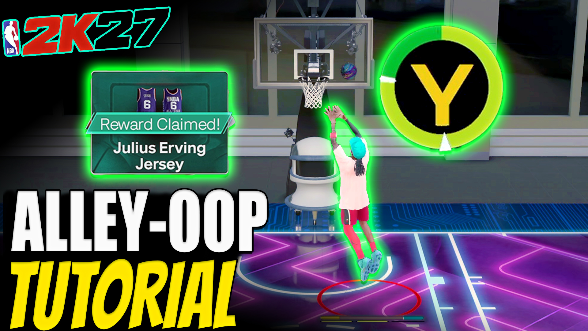 How to easily complete 250 alley-oops in NBA 2K27 for badge progression